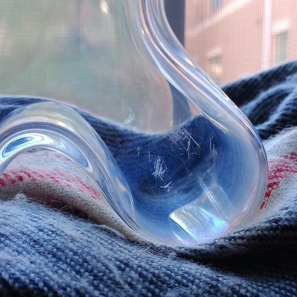 Alvar Aalto iitali Finland clear vase - Picture 4 of 9